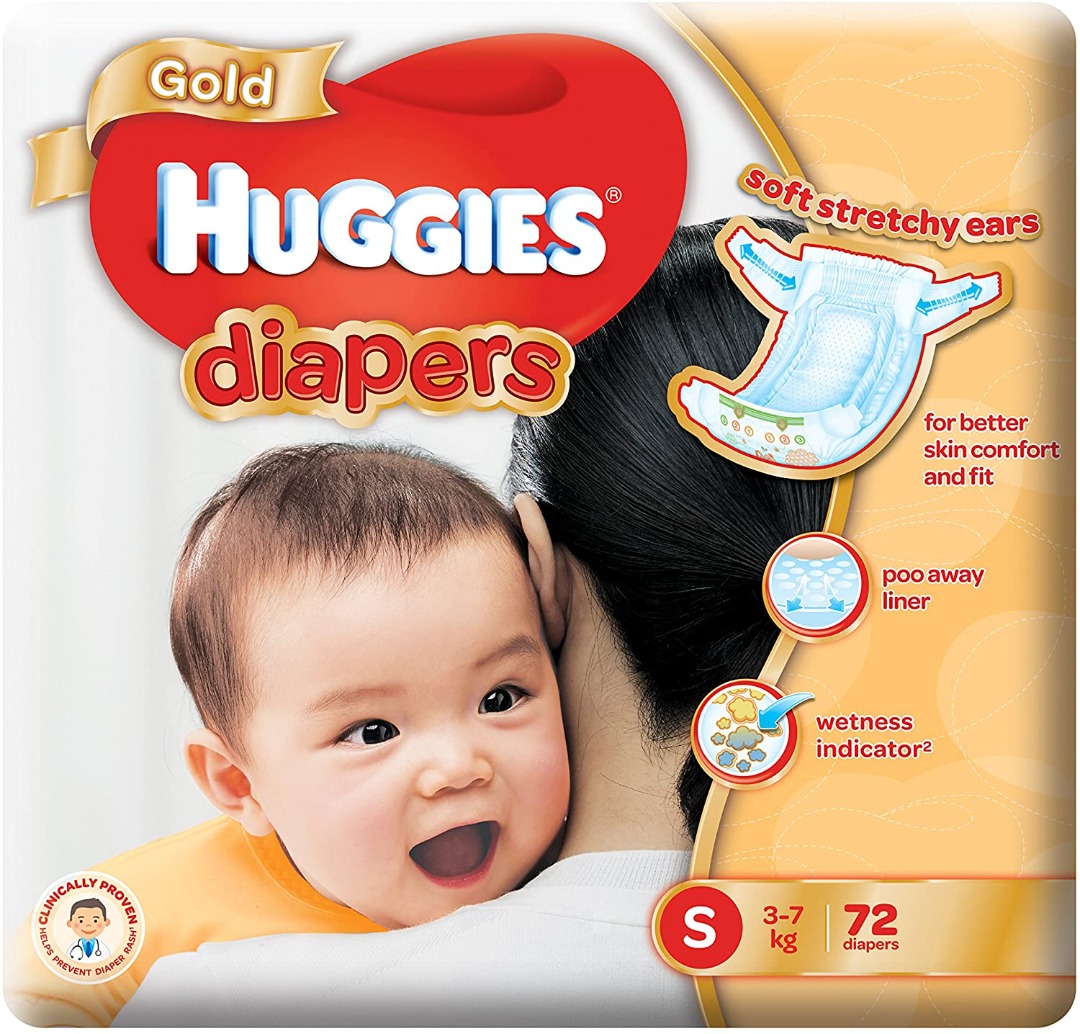 GALAXY HUGGIES - GOLD/ CLEAR main image 0