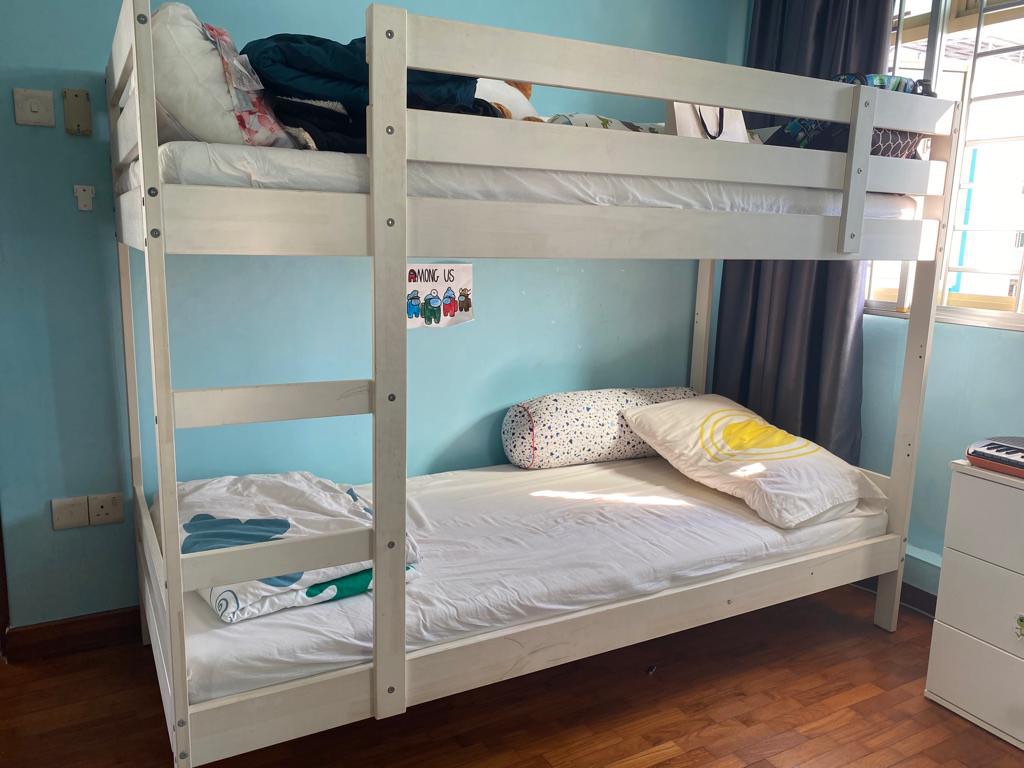 Ikea Bunk Bed with Mattresses, Babies & Kids, Baby Nursery & Kids
