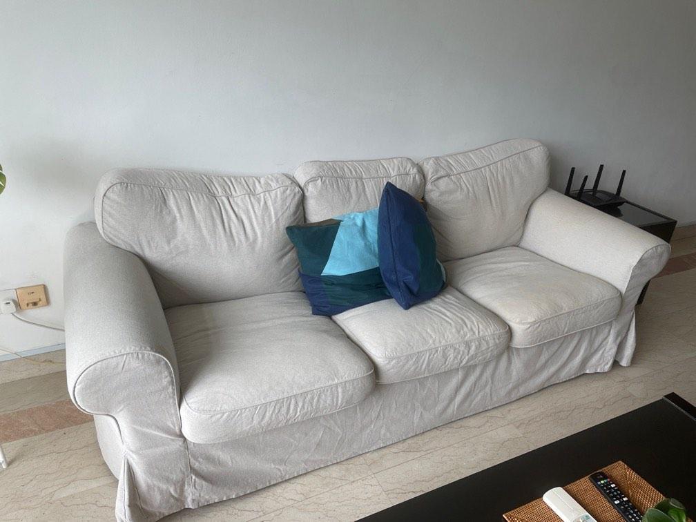 IKEA EKTORP 3-seater coach, Furniture & Home Living, Furniture, Sofas ...