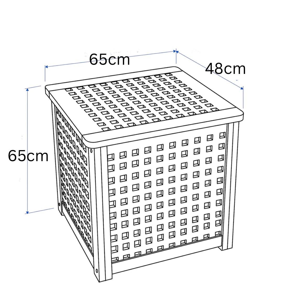 Ikea HOL side table storage, Furniture & Home Living, Furniture