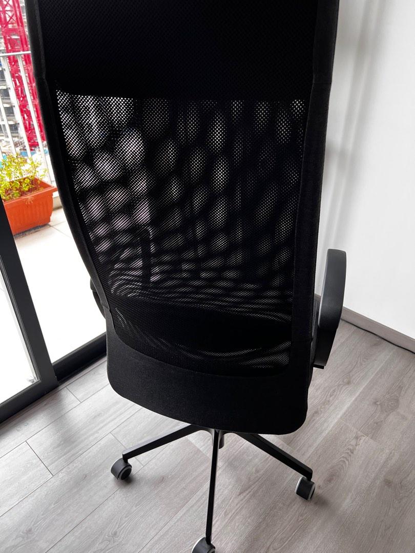IKEA MARKUS Office chair, Vissle dark grey, Furniture & Home Living, Furniture, Chairs on Carousell