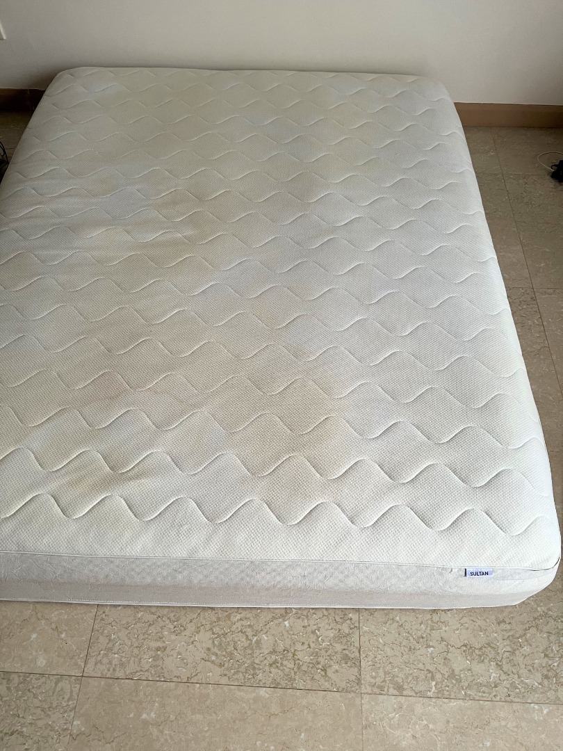 IKEA SULTAN MATTRESS, Furniture & Home Living, Furniture, Bed Frames
