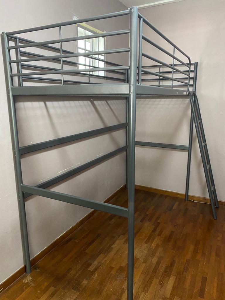 IKEA Svarta Loft Bed, Furniture & Home Living, Furniture, Bed Frames
