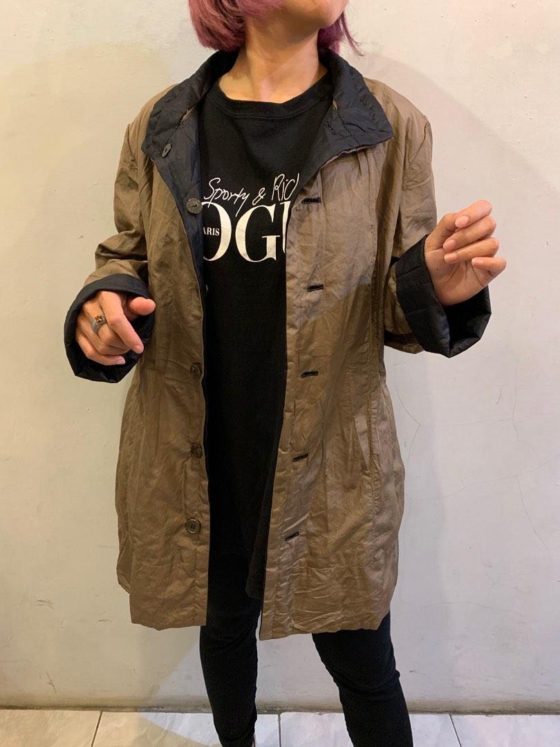 Jaket Parka Reversible Bigsize XL Fesyen Wanita Pakaian Wanita Baju Luaran di Carousell