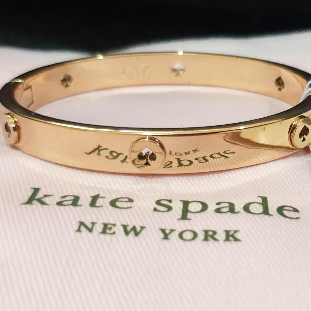 Kate spade rose gold bangle, Women's Fashion, Jewelry & Organizers