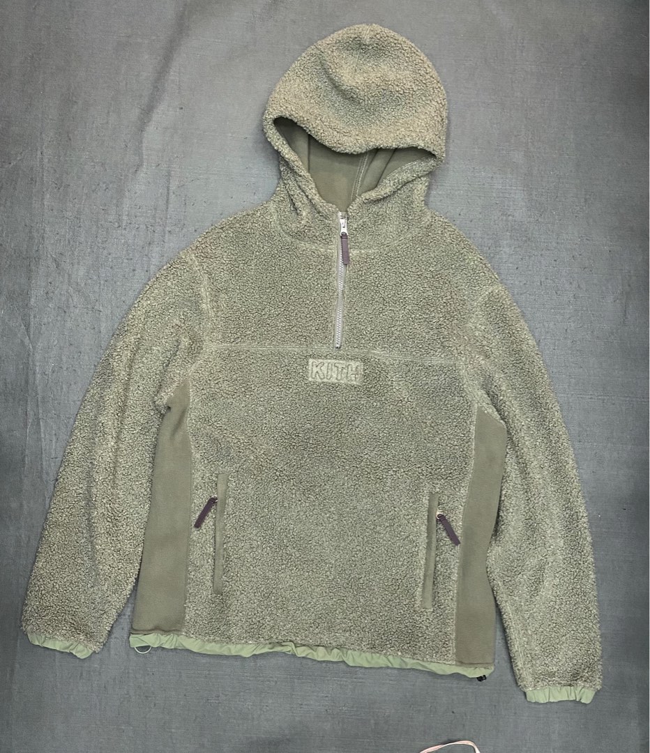 Kith Bonded Sherpa Quarter Zip Hoodie - 通販 - pinehotel.info