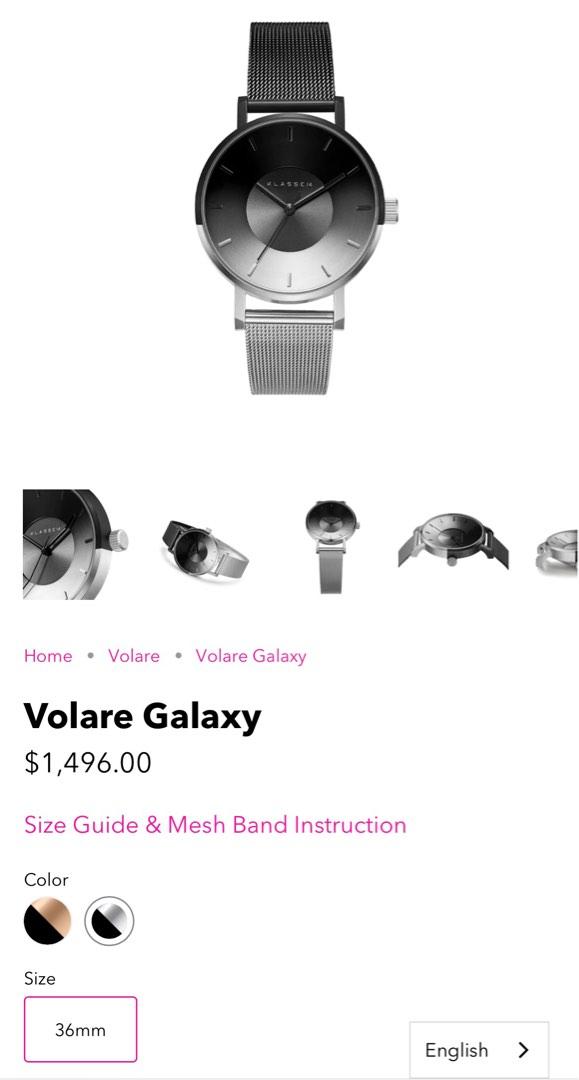 KLASSE14 Watch 手錶- Volare Galaxy Mercury 36MM, 名牌, 手錶- Carousell
