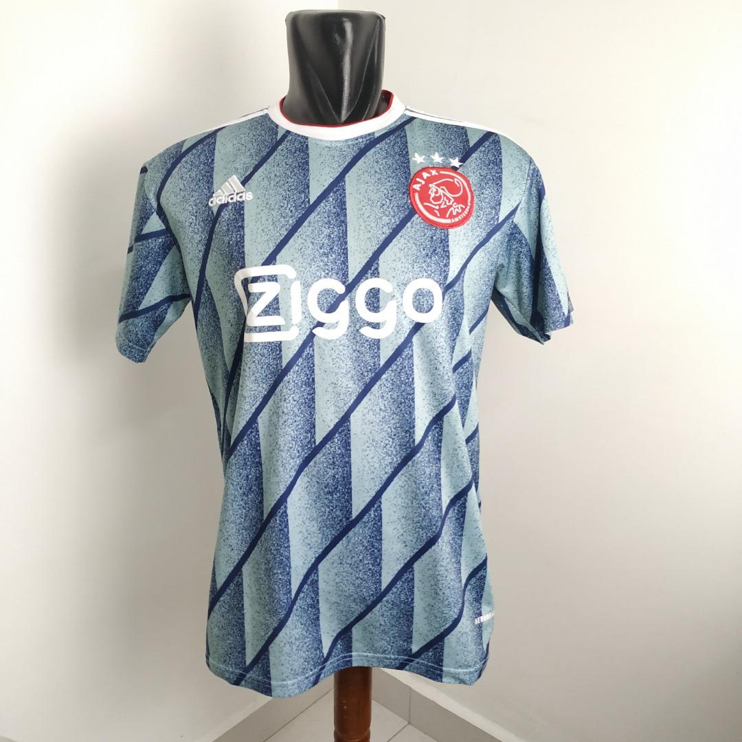 L AJAX AMSTERDAM FOOTBALL CLUB JERSEY VINTAGE ADIDAS SOCCER JERSI