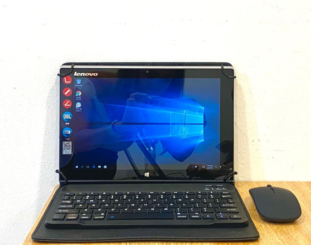 Lenovo 2 In 1 Tablet + Laptop 10.1 Inch Touch Screen Windows 10