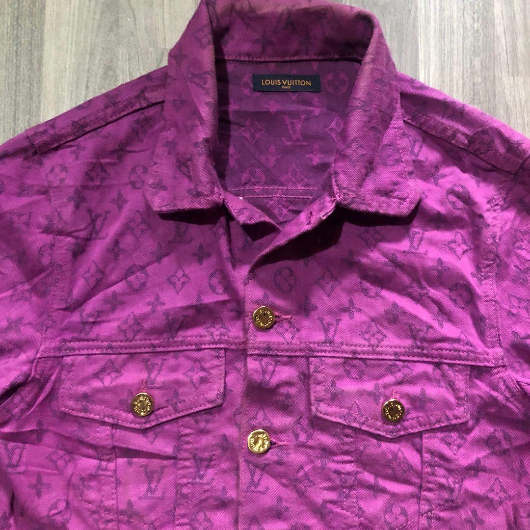 Louis Vuitton Denim Jacket - Purple Jackets, Clothing - LOU591261