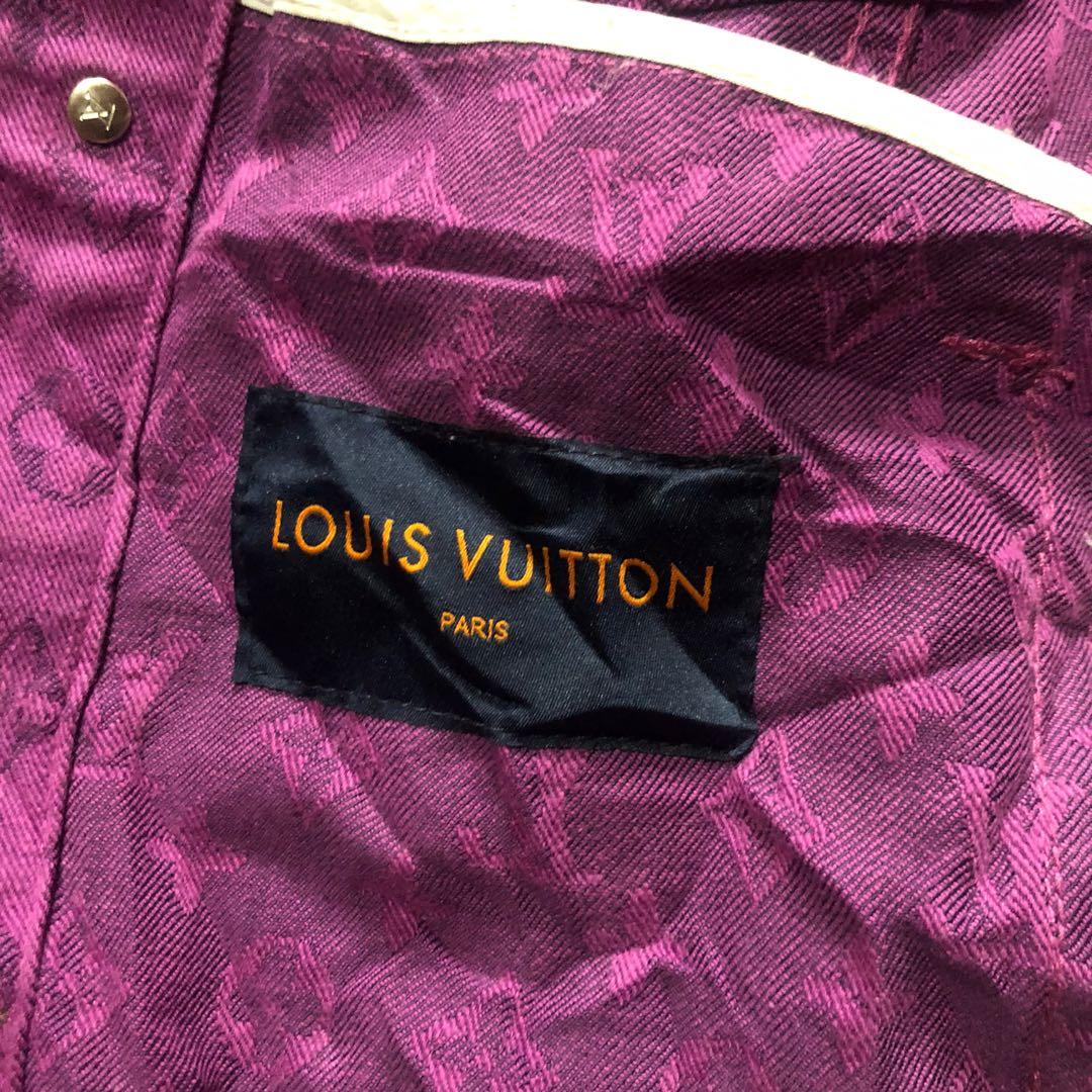 Louis Vuitton denim jacket Virgil alboh, Men's Fashion, Coats, Jackets and  Outerwear on Carousell