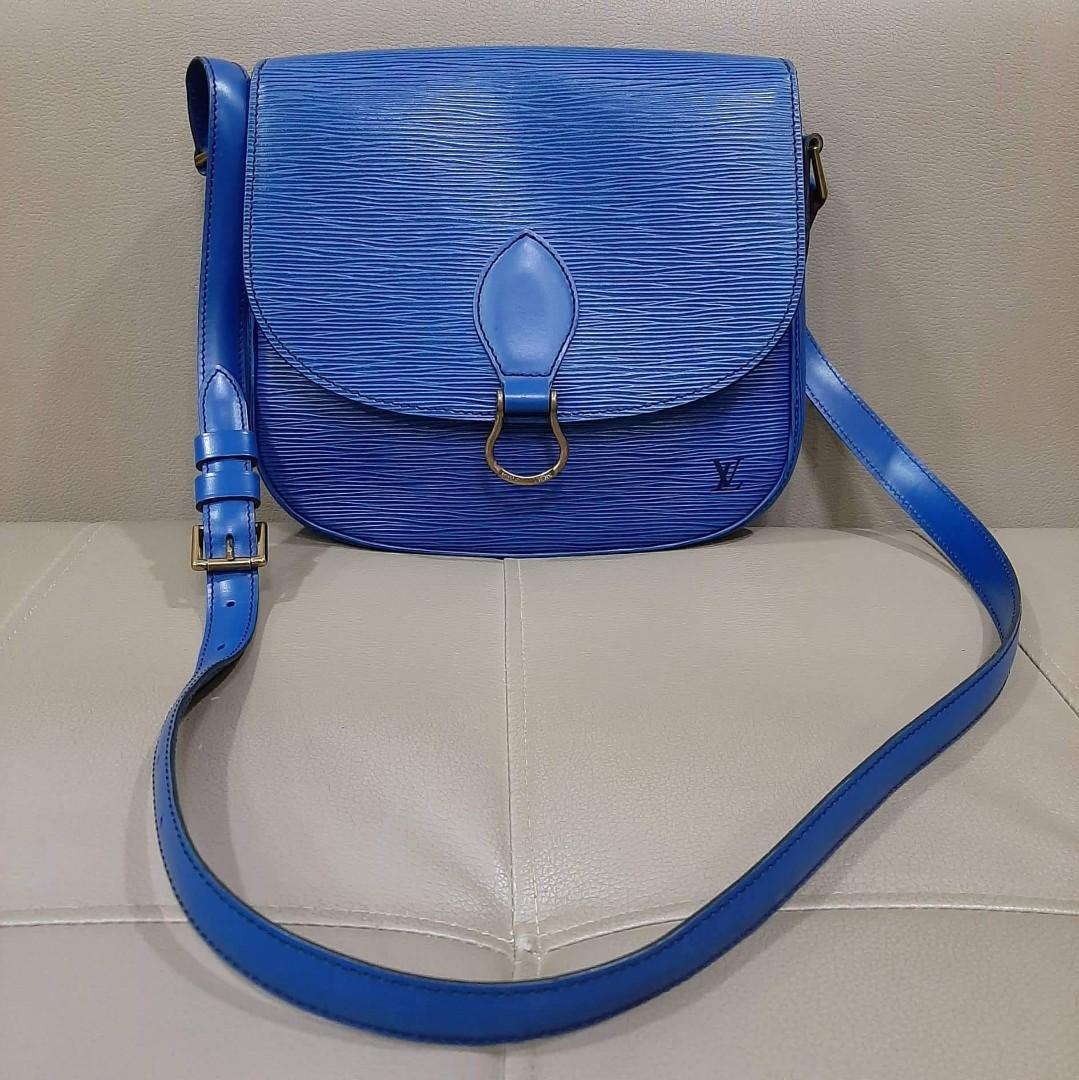 Louis Vuitton St. Cloud GM in Blue Epi Leather Cross Body Sling Bag –  EVERYPOSH