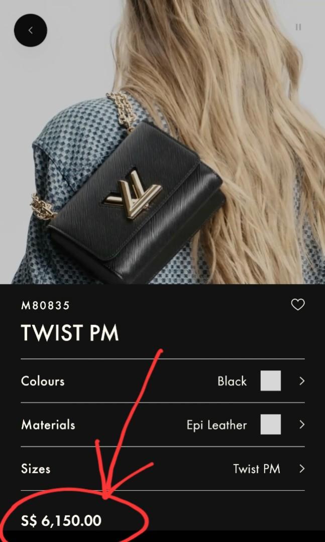 Louis Vuitton Bag Twist Epi Red with studs 3D model