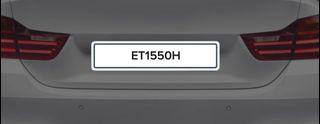 *LTA FEES INCLUDED* ET 1550 H Carplate Number For Sale!