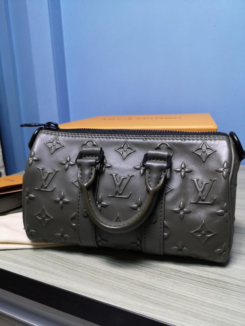 Louis Vuitton Trunk Slingbag Monogram Seal Black in Cowhide Leather with  Black-tone