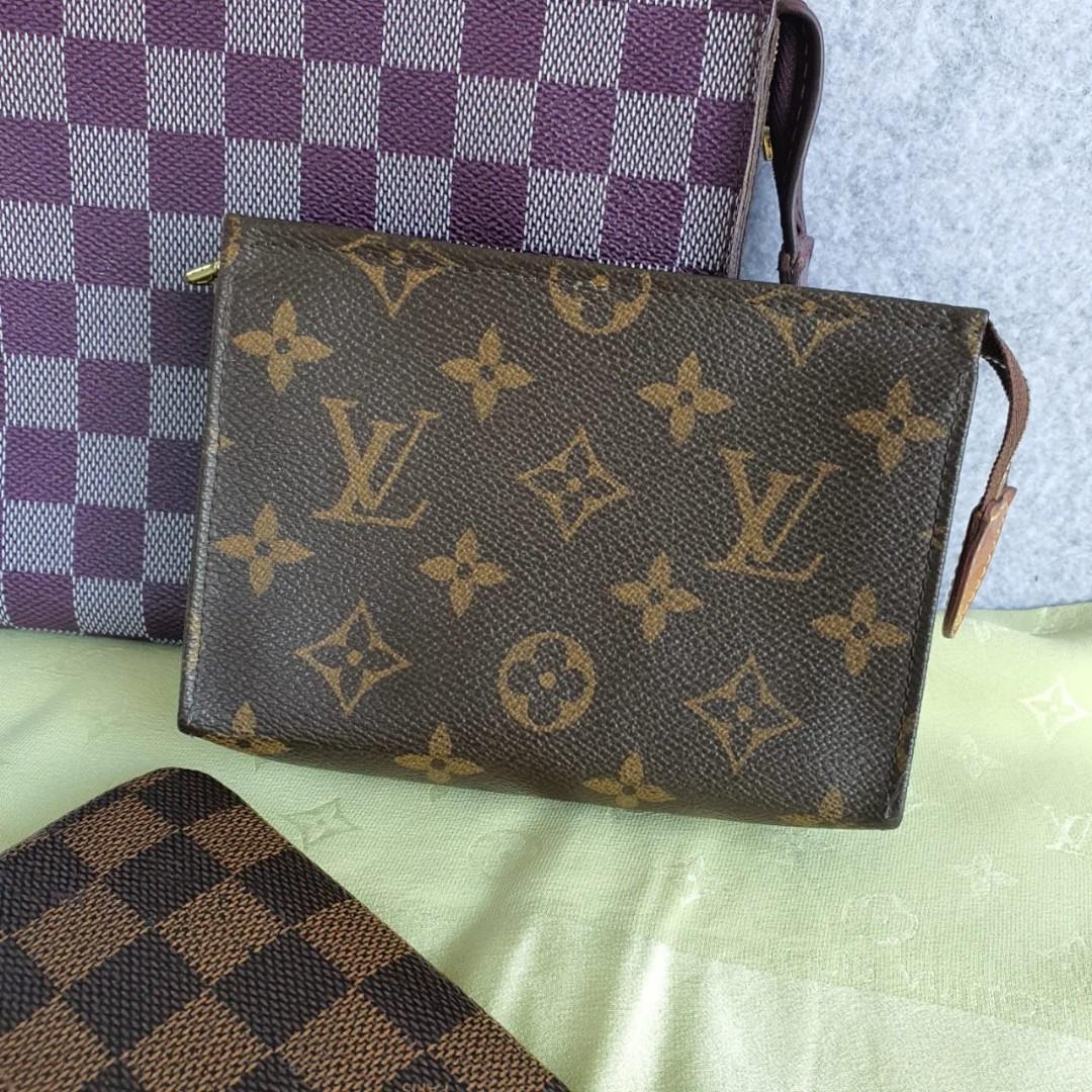 LV TOILETRY 19 WITH CHAIN, Women's Fashion, Bags & Wallets, Cross-body Bags  on Carousell