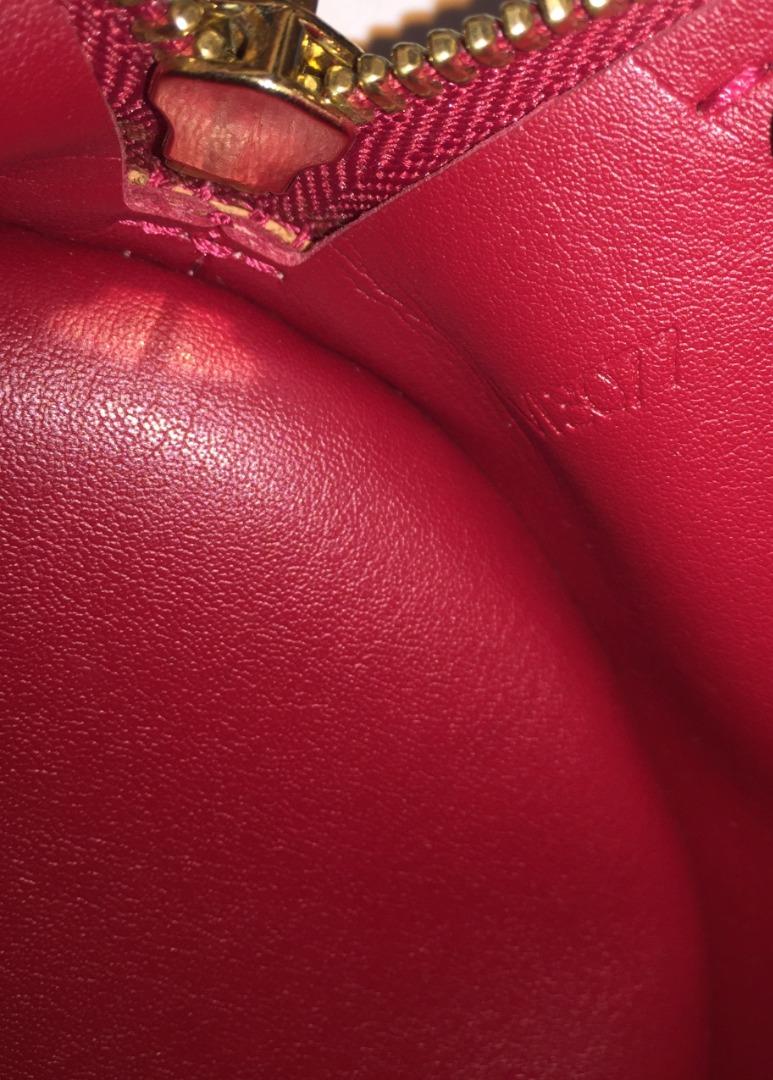 LOUIS VUITTON Handbag Papillon 30 Red Vernis Leather Vintage