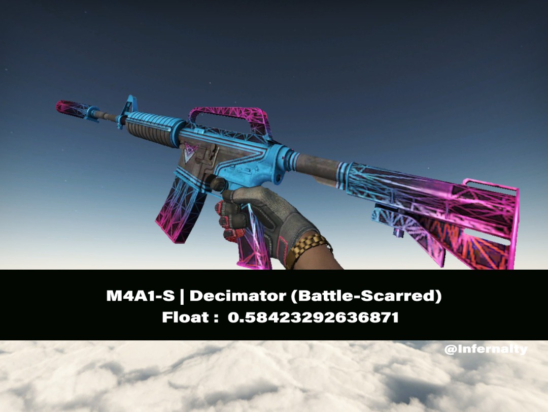 M4A1S Decimator BS CSGO SKINS KNIVES, Video Gaming, Gaming Accessories