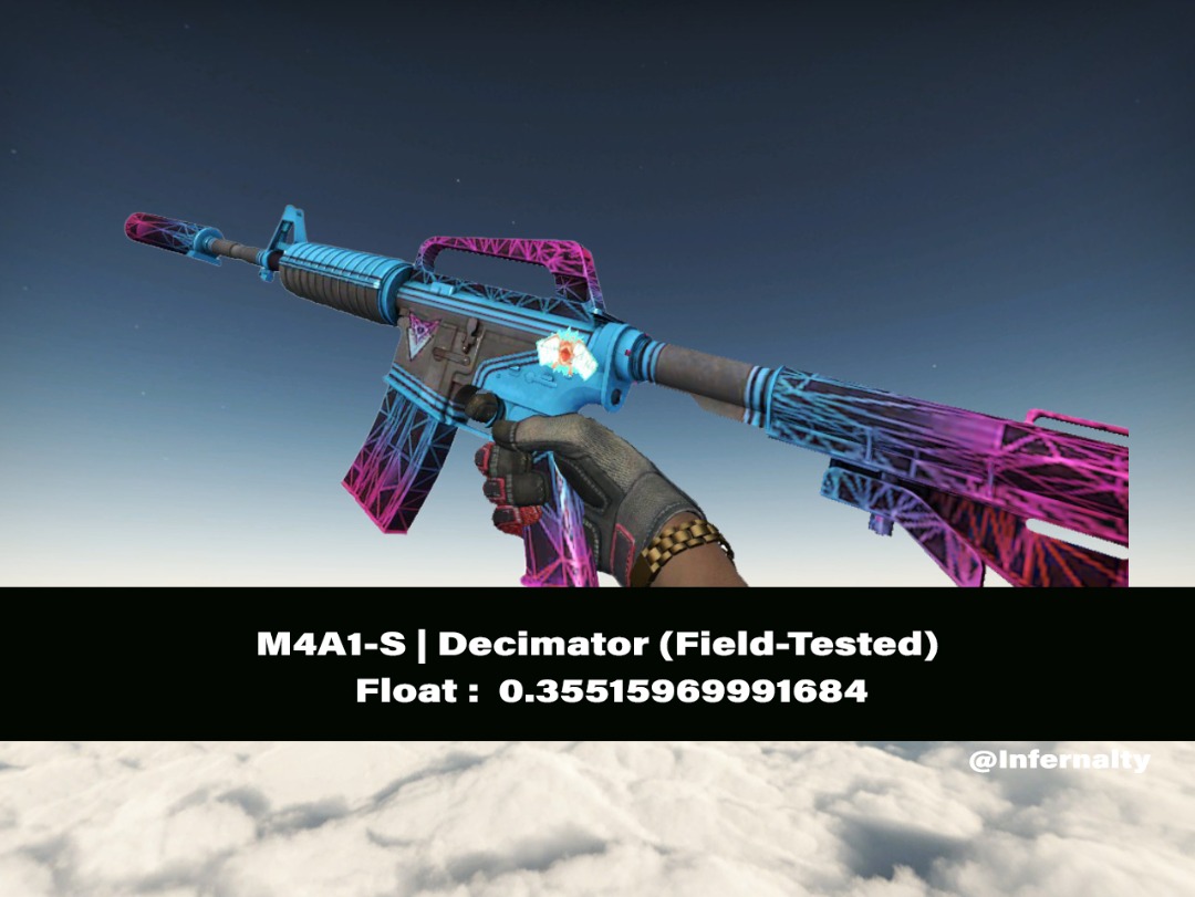 M4A1-S Decimator FT CSGO SKINS KNIVES, Video Gaming, Gaming Accessories ...