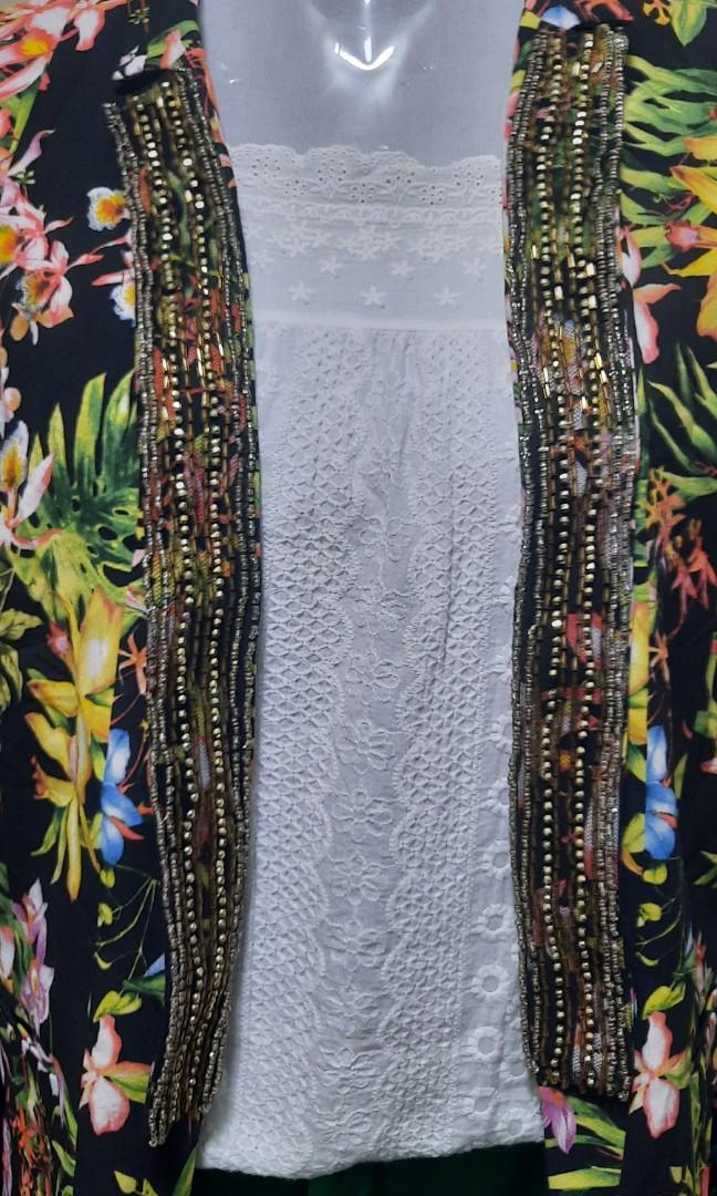 Mango Tropical Print Blazer, Women's Fashion, Coats, Jackets and Outerwear on Carousell