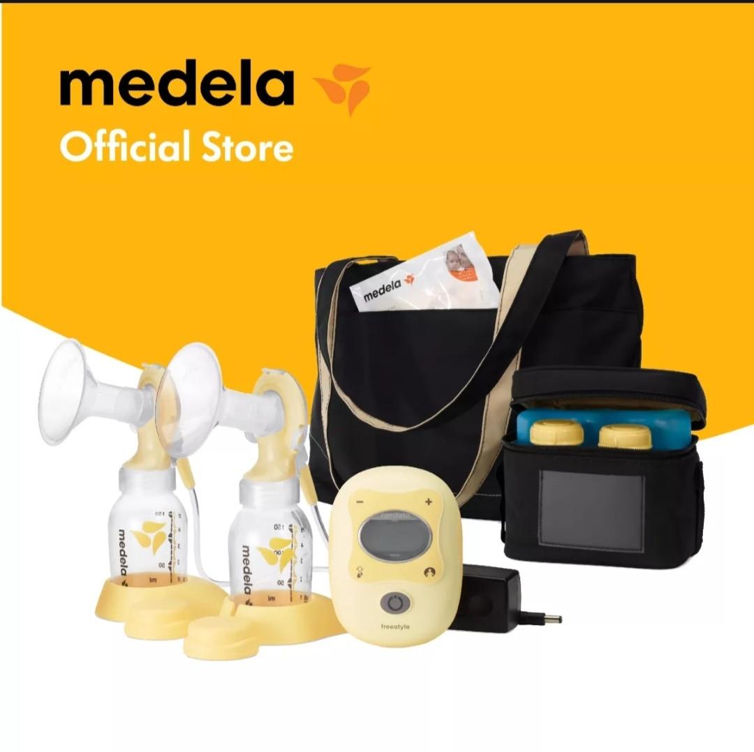 MEDELA Electric Pump (set) + breast pump bra + Hakaa, Babies & Kids, Nursing & Feeding