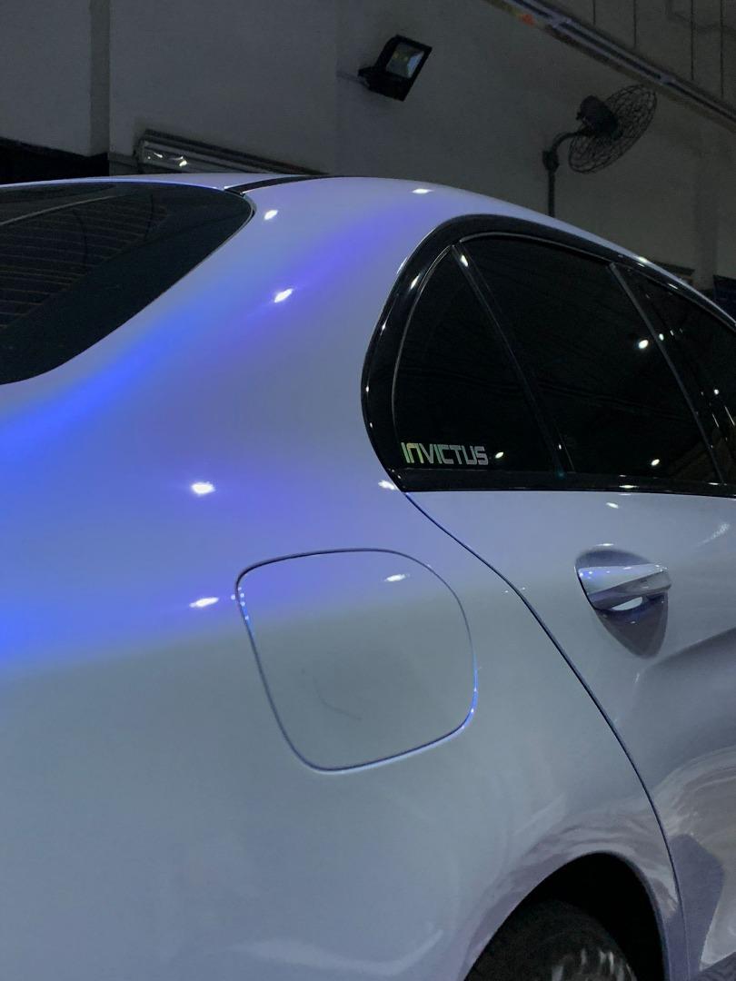 MERCEDES BENZ C180 FULL BODY CAR VINYL WRAP!, Car Accessories, Car & Services on Carousell