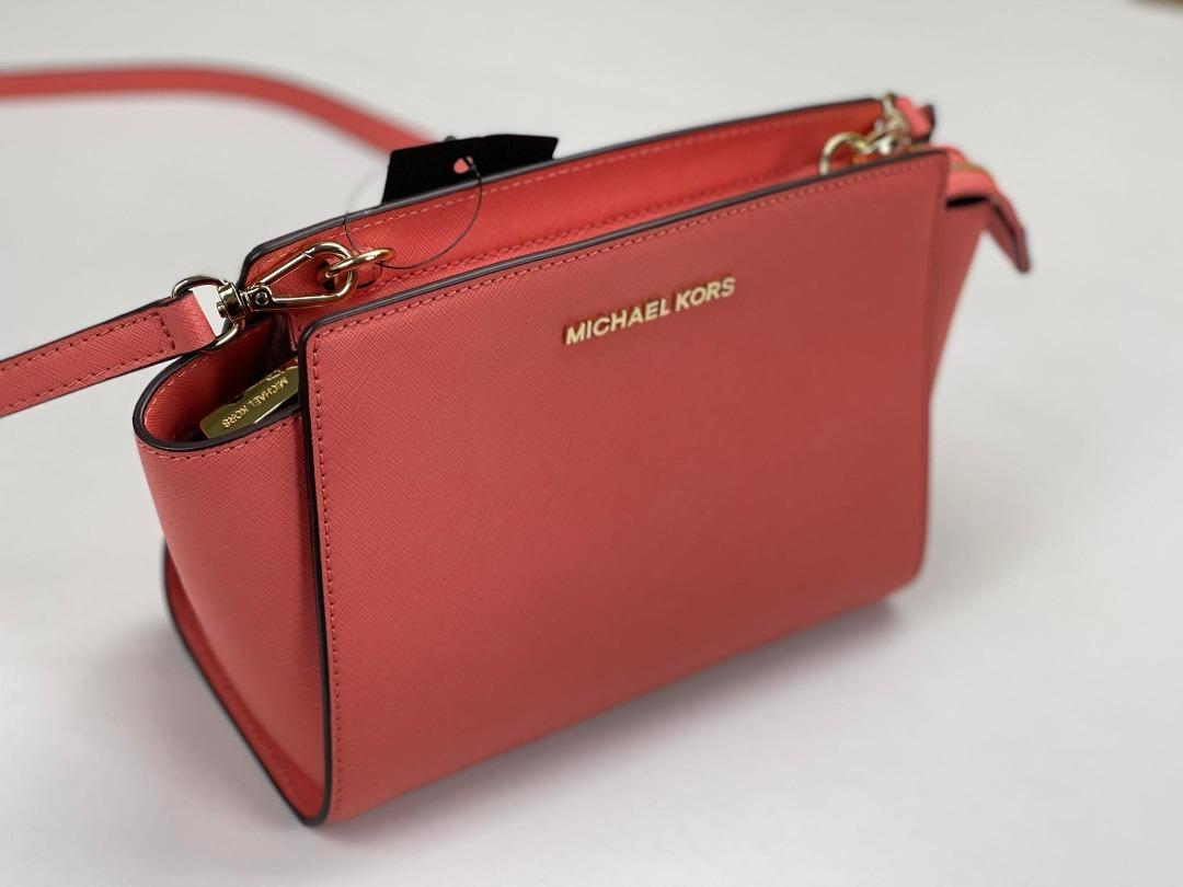 Michael+Kors+Selma+Medium+Messenger+Bag+Pink+30t3glmm2l for sale