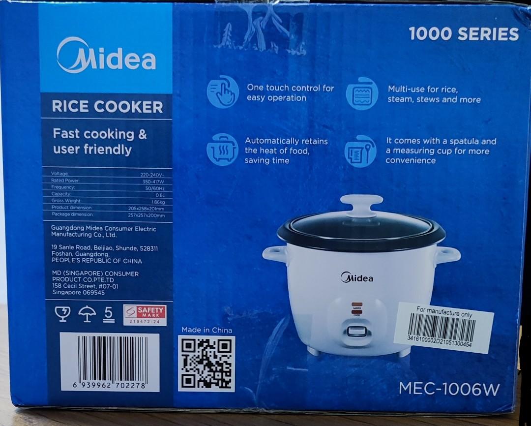 Midea Rice Cooker, Brand New Sealed, Furniture & Home Living ...