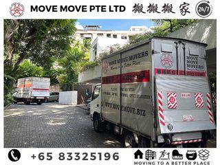 MOVE MOVE PTE.LTD. 🚚🚚 Professional house moving service 🏠 disposal 🗑furniture delivery 🚛dismantle & assembly 🛠packing📦. 🥇THE 1st Mover of GYM 🏋️‍♀️/ HOSPITAL BED 🏥 / FISH TANK🐠 / PIANO 🎹. 14ft & 10ft lorry with tailgate 🚚