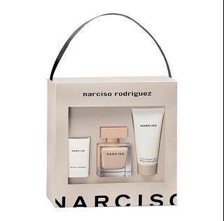 【全新❤️小過期】Narciso Rodriguez 裸時尚禮盒(淡香精50ml+蠟蠋40g+美體霜50ml)