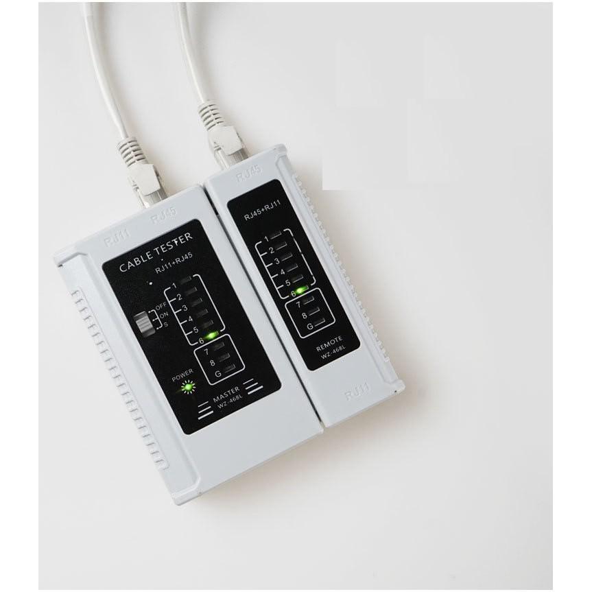 Network Cable Tester, WZ468 RJ45 and RJ11 Network Wire Tester