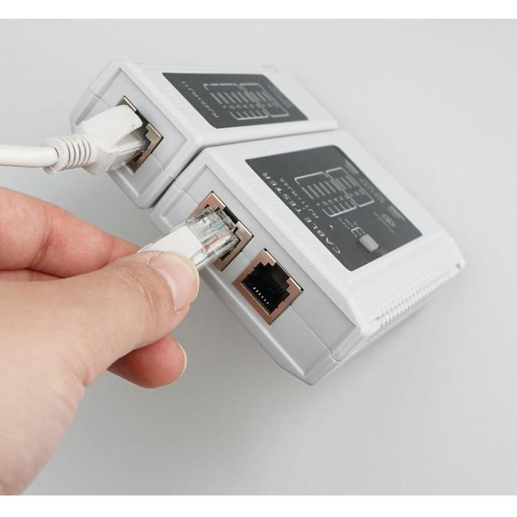 Network Cable Tester, WZ468 RJ45 and RJ11 Network Wire Tester