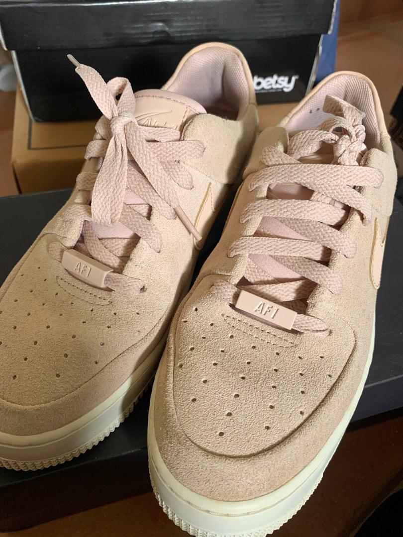 Nike air force discount sage low particle beige
