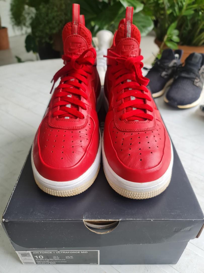 Air force 1 ultraforce mid red sales