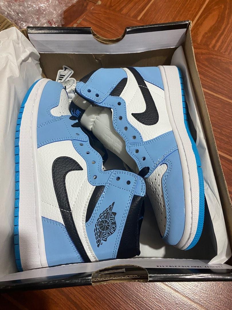 Nike Air Jordan 1 University Blue Womens UNAUTHORIZED AUTHENTIC