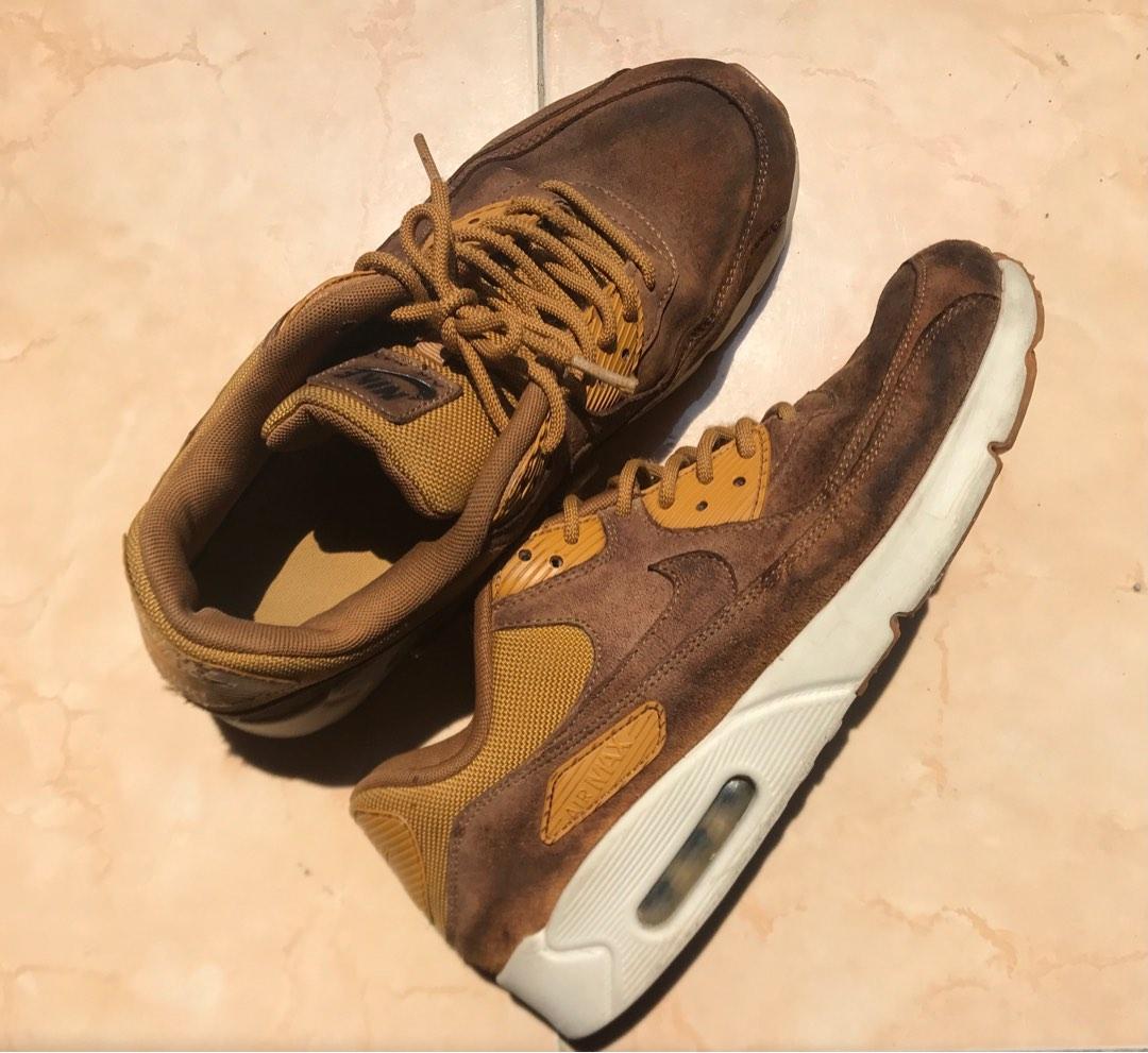 nike air max 90 wheat brown