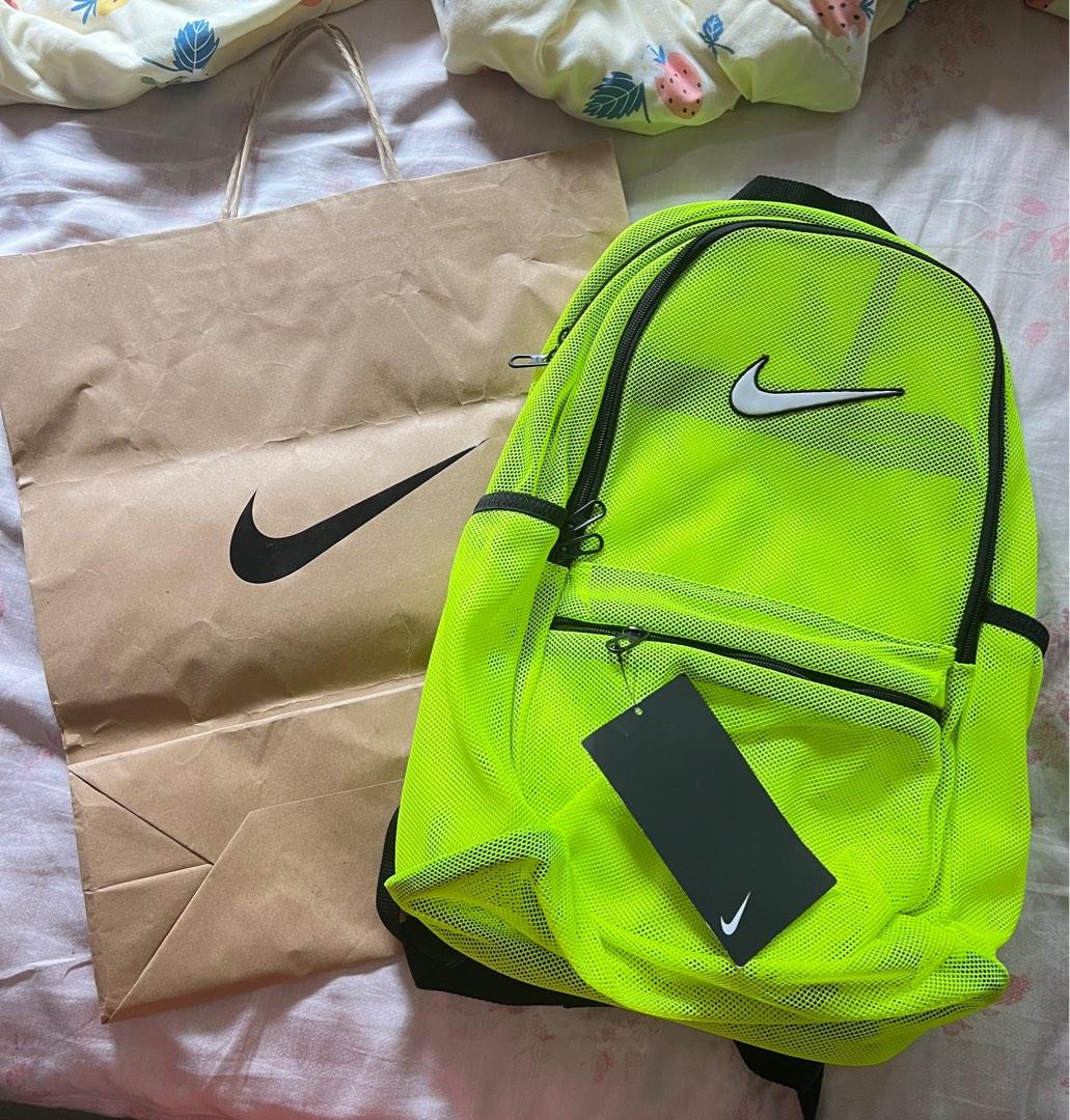 Green nike mesh backpack outlet