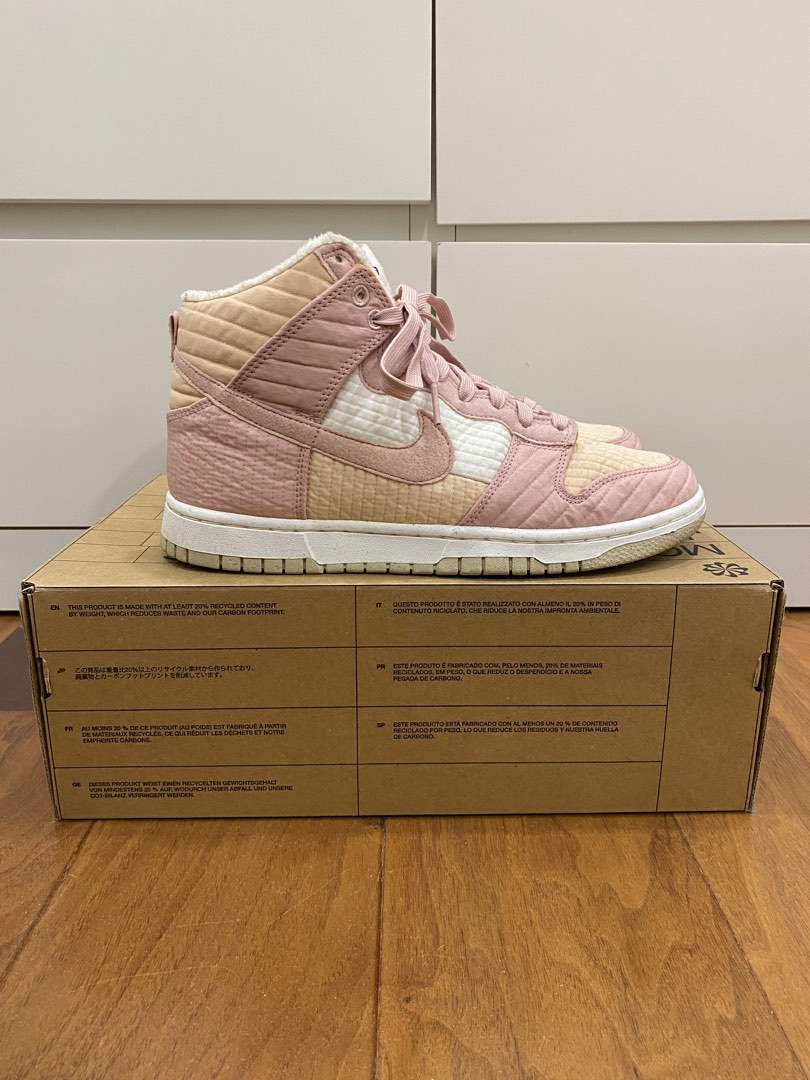 Nike Dunk High Next Nature Pink Oxford, Women'S Fashion, Footwear, Sneakers  On Carousell