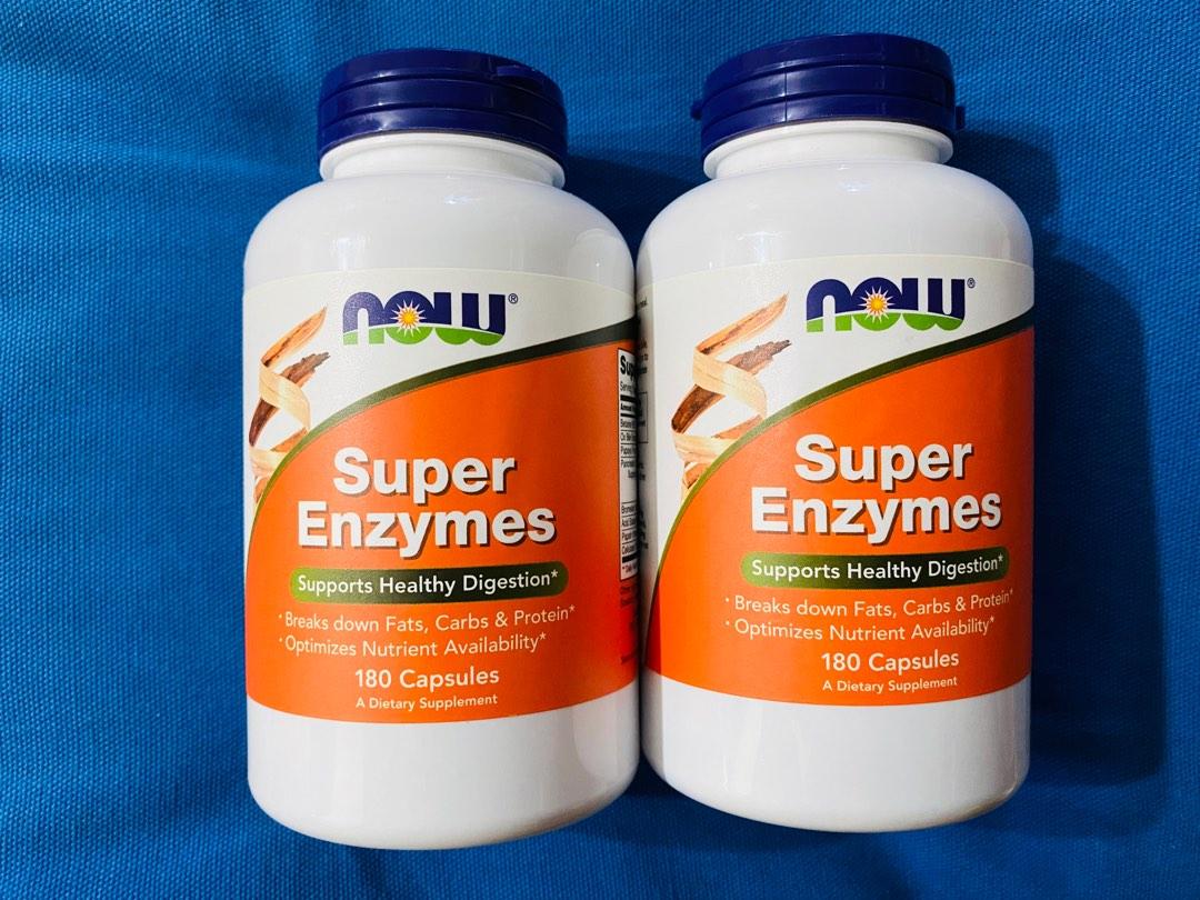 Now Super Enzymes 消化酵素180粒, 健康及營養食用品, 健康補充品