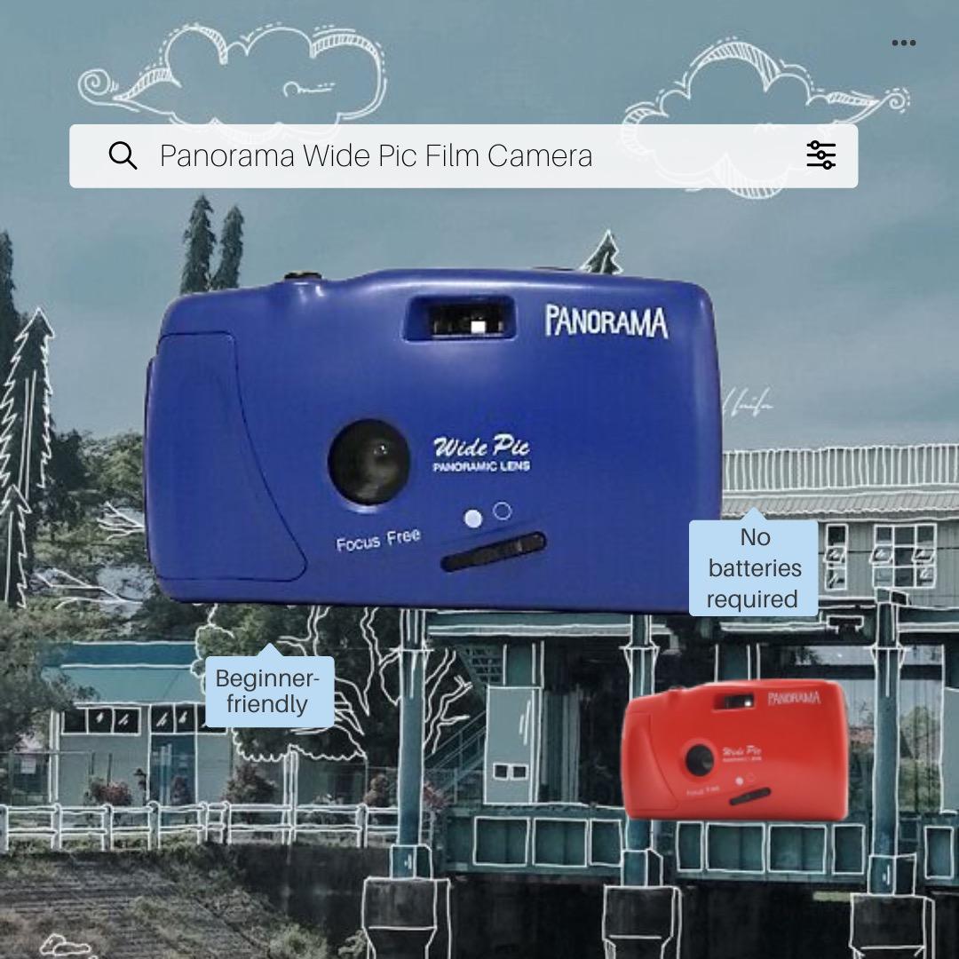 Panorama Wide Pic Camera in Blue Photography, Cameras on Carousell