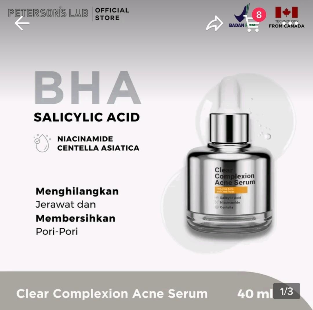 Petersons Lab Acne Serum Ori, Kesehatan & Kecantikan, Kulit, Sabun