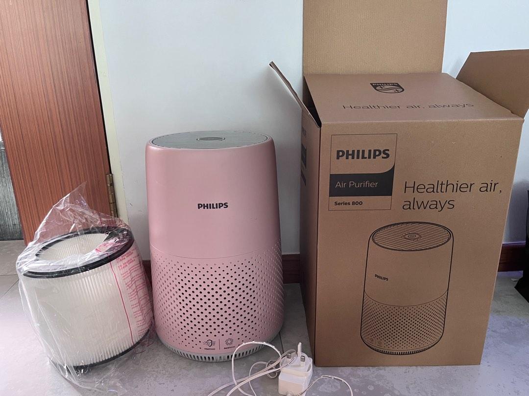PHILIPS 800 Series Air Purifier PINK AC0820/32, TV & Home Appliances