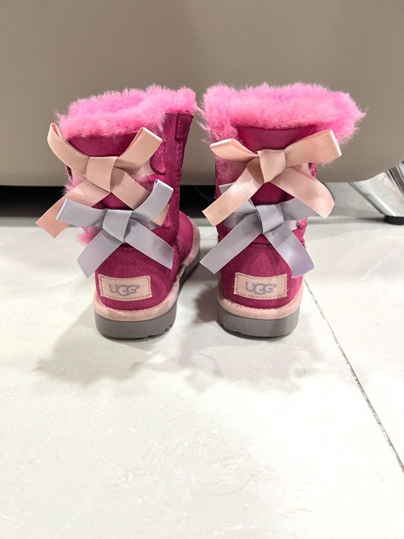 Pink ugg winter boots deals