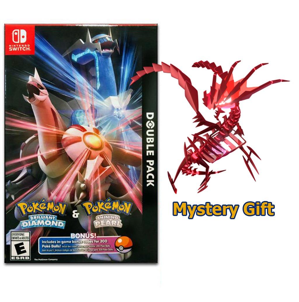 Pokemon Brilliant Diamond & Shining Pearl Double Pack + Mystery Gift / Bag!, Video Gaming