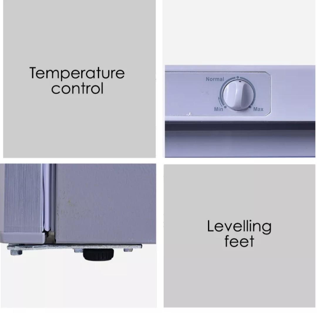 PowerPac chest upright freezer 90L (black), TV & Home Appliances