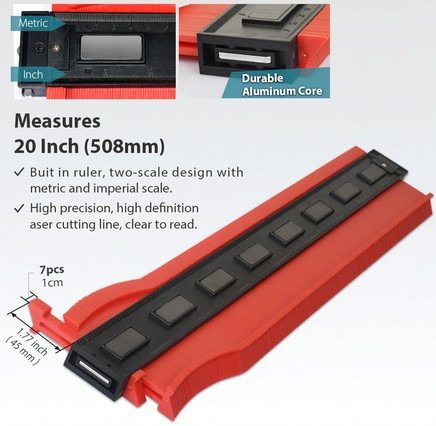 Profile Contour Gauge Copier. Contour Gauge 508mm (20