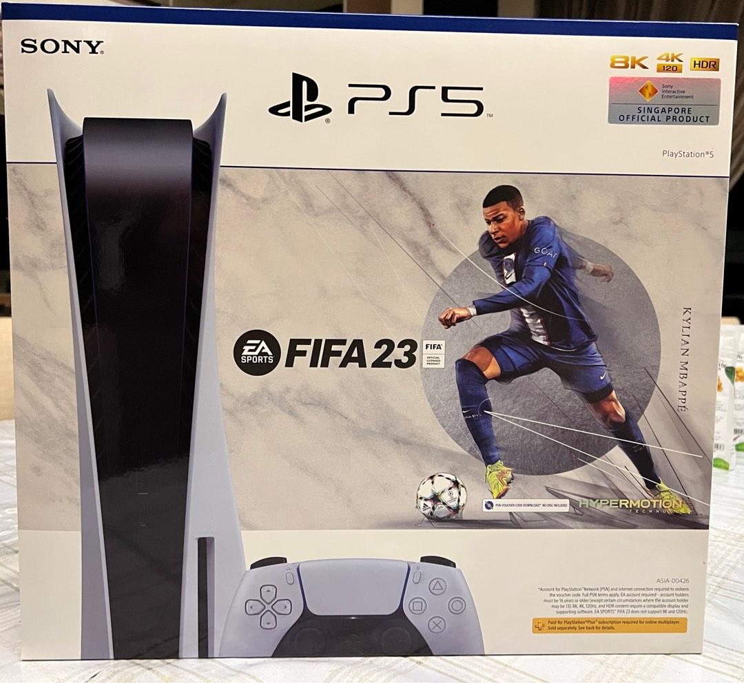 PS5 FIFA 23 Bundle. Disc version (BNIB) Sony PlayStation 5 Local warranty  set. Free same day delivery.