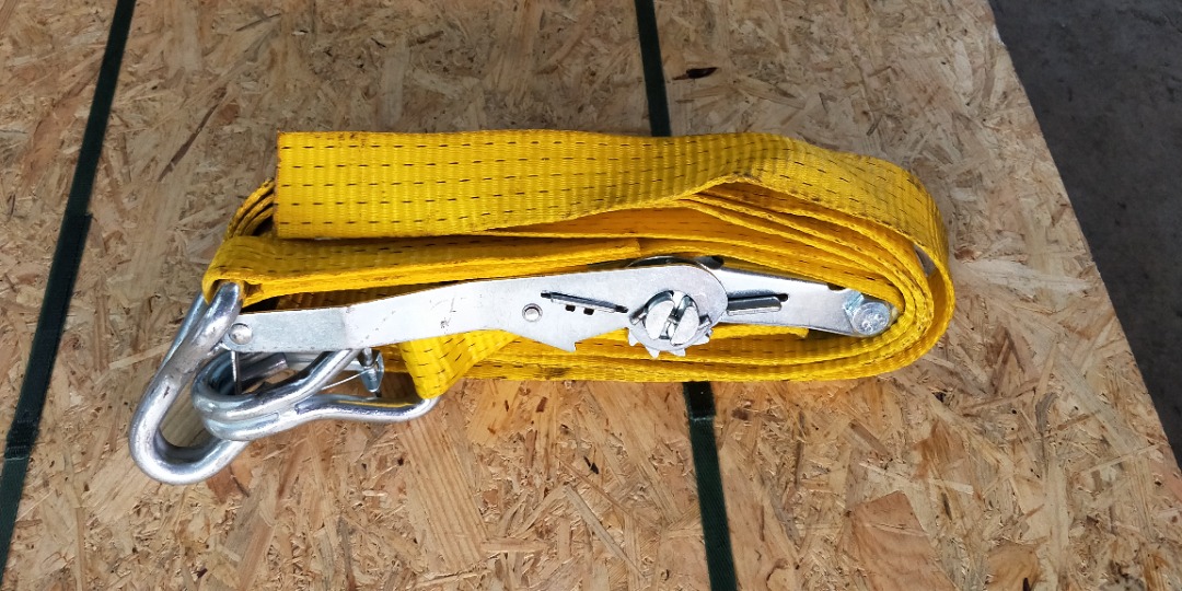 Ratchet tie down cargo strap J hook, 5 ton, 2 inch, 3.6m, Everything