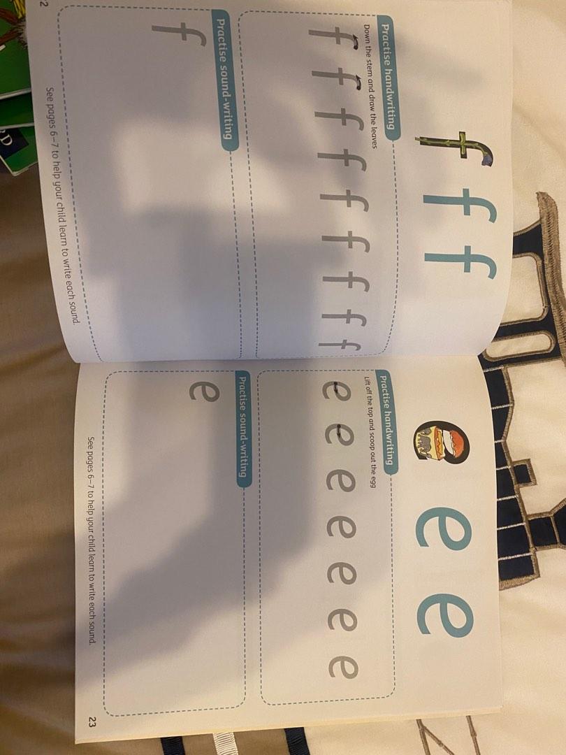 Read write inc readers, handwriting and finger phonics, Hobbies & Toys ...