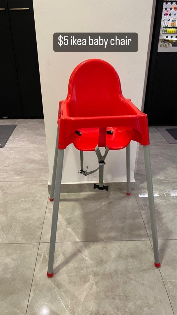 Red ikea baby chair, Babies & Kids, Baby Nursery & Kids Furniture, Kids